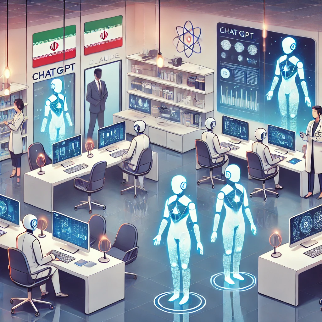 futuristic illustration showing multiple AI models (ChatGPT, Claude, Gemini)