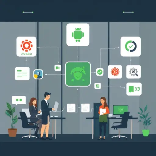 illustration of multiple AI models working together, icons for ChatGPT, Claude, Gemini, ensemble reasoning pipeline, dark themed, green accents, text-free