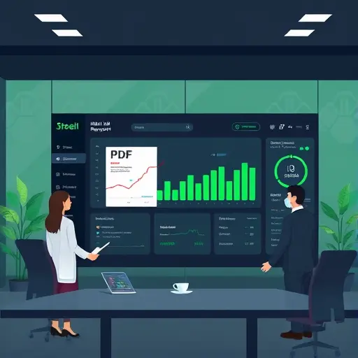 animated illustration of uploading a medical lab report (PDF or photo)
