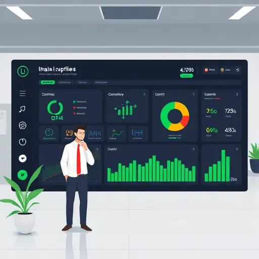 clean animated dashboard illustration showing toggles for GPT-4