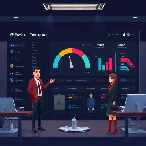 animated cost optimization dashboard with token meter and model selection tabs (GPT-4, Claude, Gemini)