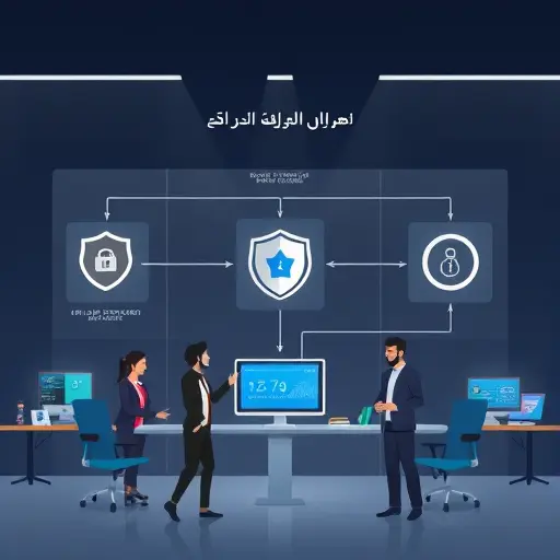 animated illustration of a privacy-first AI testing workflow: shield/lock icons over anonymized data, token counter for cost, stopwatch for latency;