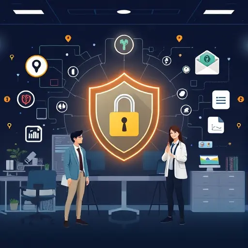 illustration of healthcare data privacy: