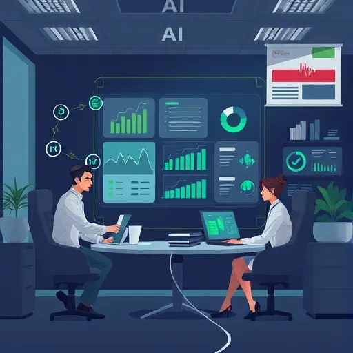 animated illustration of AI translating medical lab reports into plain-language insights, neural network icons, lab test sheets with icons (CBC, glucose, lipids)