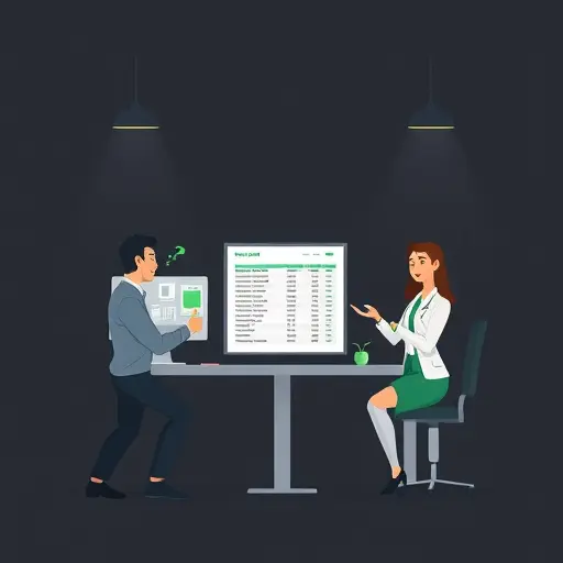 animated illustration of best practices for photographing lab reports: even lighting, flat alignment, cropping to the results table, high resolution;