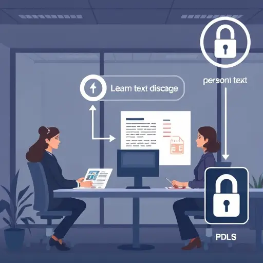 animated scene showing anonymization workflow: