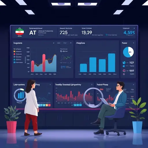animated illustration of AI medical analytics comparing multiple lab parameters (CBC, lipid profile, liver enzymes)