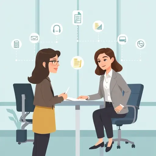 abstract citation flow illustration: