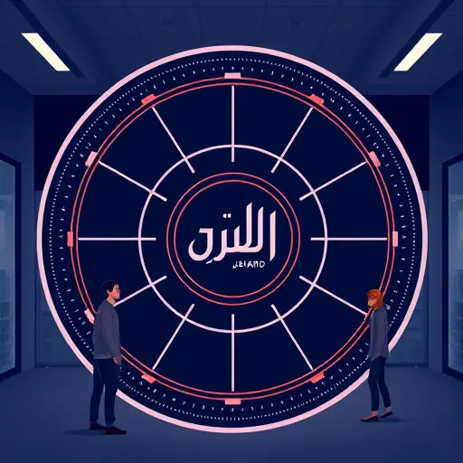 animated illustration of an AI-