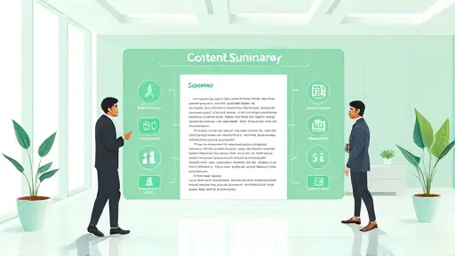 animated illustration of an AI-
