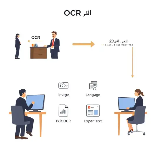 step-by-step illustration of OCR flow: