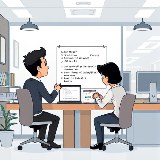 cartoon illustration: