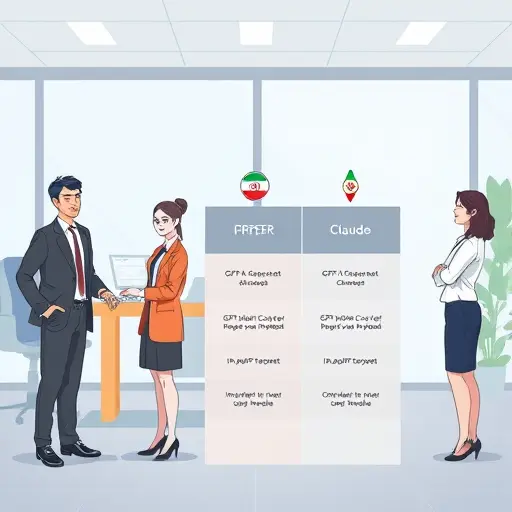 illustrated API comparison table showing three columns:
