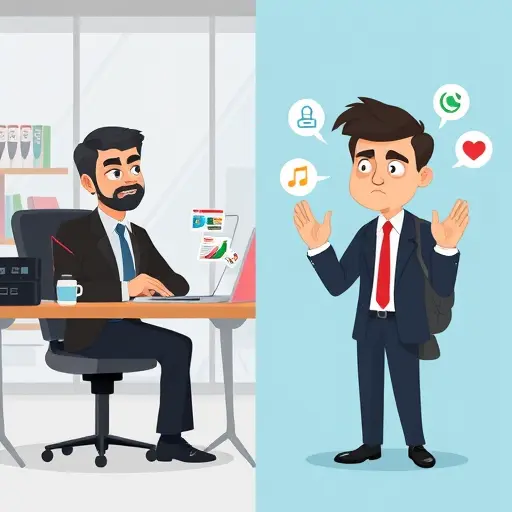 cartoon infographic, Iranian user easily enhancing photos on GapGPT, next to frustrated user facing access issues on foreign sites with VPN icons, comparison style, clean layout, no text