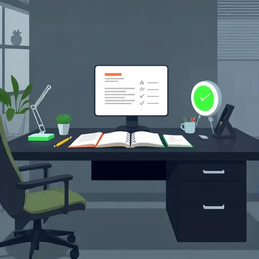 animated study tips scene: