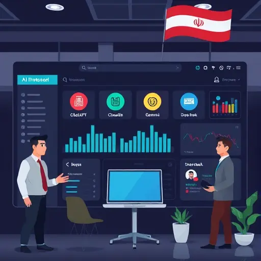 animated dashboard showing multiple AI model icons (ChatGPT, Claude, Gemini, DeepSeek)