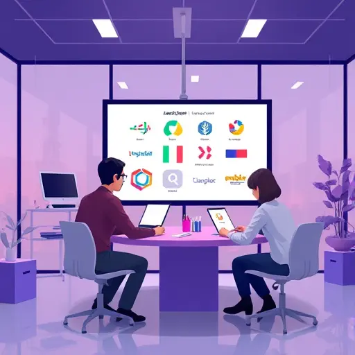 professional animated illustration of AI-