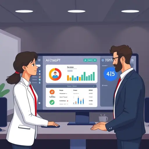 clean animated dashboard showing AI model icons (ChatGPT, Claude, Gemini)