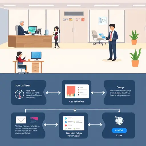 step-by-step flowchart illustration: open GapGPT, input lab values, choose AI model, get analysis, save/delete, modern flat cartoon style