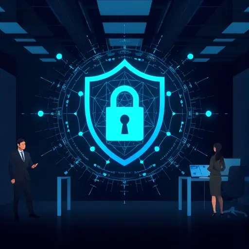 abstract privacy and security illustration: