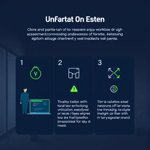 step-by-step onboarding illustration for an AI platform, three simple steps with icons, dark UI, green highlights, minimal, no text