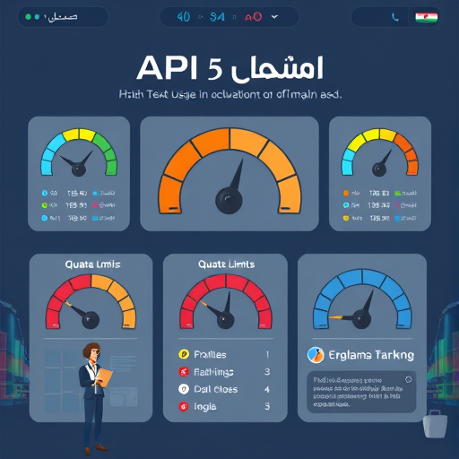 modern API usage infographic: