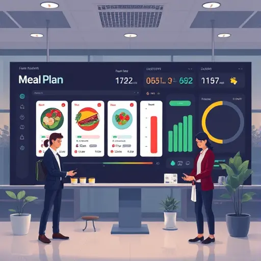 clean animated dashboard showing AI-