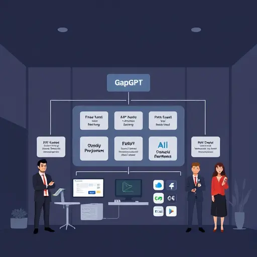 architecture diagram showing API integration with multiple AI models (ChatGPT, Claude, Gemini)