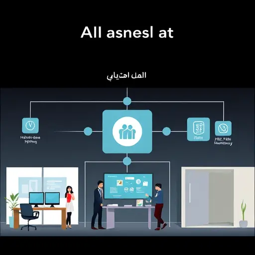 animated hospital AI implementation flowchart, nodes for data ingestion (HIS/PACS), HL7/FHIR pipeline, anonymization, training/