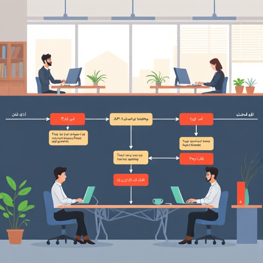 animated flowchart of API error handling workflow: