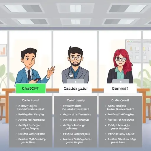 illustrated comparison chart: