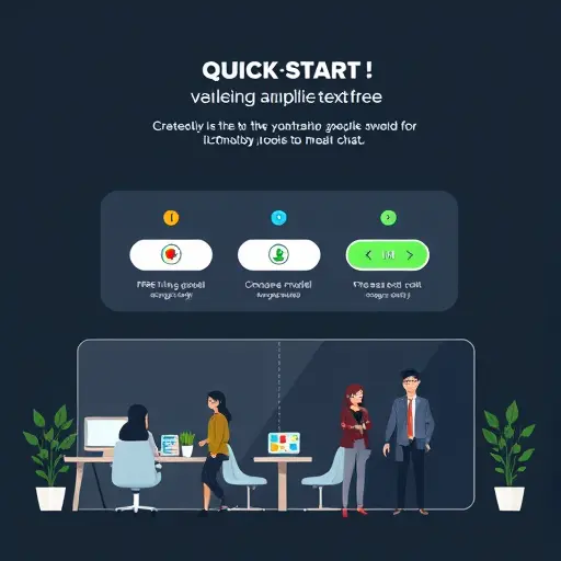 illustrated quick-start flow for an Iranian AI platform: signup, choose model (Gemini/ChatGPT/Claude), start chat; dark theme with green accents (#94d3a2)