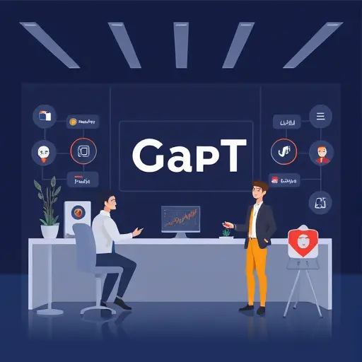 modern illustration of GapGPT platform with AI model icons (ChatGPT, Claude, Gemini)