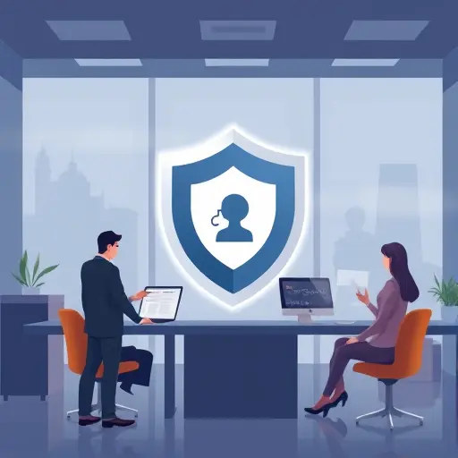 privacy-focused illustration: