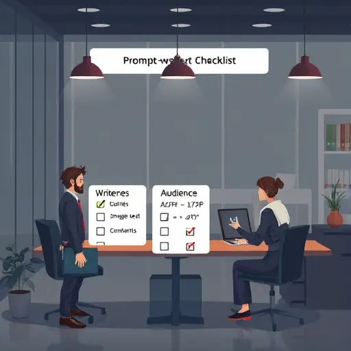 animated prompt writing checklist for image-to-
