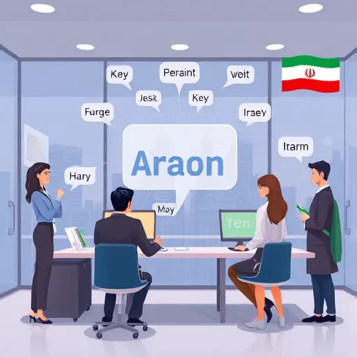 abstract illustration depicting an AI prompt transforming into a realistic image, showing key-