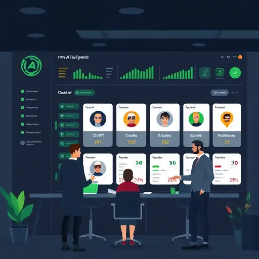 modern illustration of an Iranian AI platform dashboard with multiple model cards (ChatGPT, Claude, Gemini)