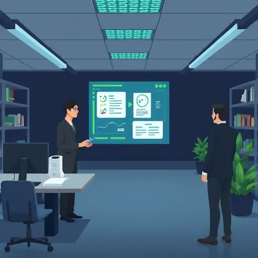 cartoon-style illustration of an AI pipeline reading lab reports: OCR extraction, normalization of units, reference ranges mapping, trend analysis, and clinical interpretation;</image_gen>