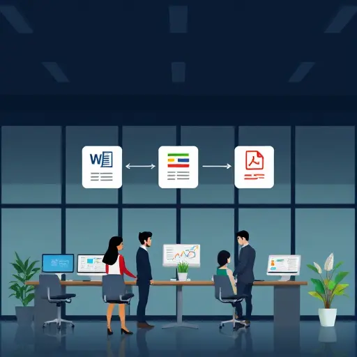 illustration of preserving document formatting during AI translation: