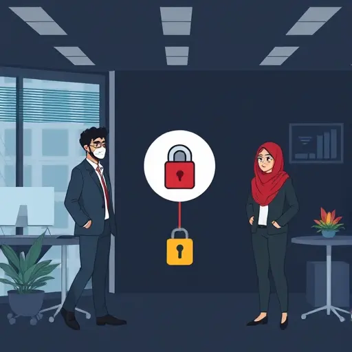 secure webhook integration illustration showing Telegram BotFather token linked to GapGPT, padlock icon for security, dark-themed, minimal, text-free, professional