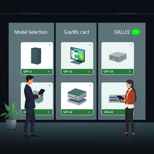 illustration of model selection cards on Android (GPT-4, GPT-4o, Claude 3.5 Sonnet, Gemini 2.0 Flash, DALL·E 3, Midjourney)