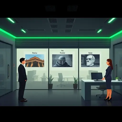 animated illustration showing AI photo enhancement pipeline: denoise first, then deblur/