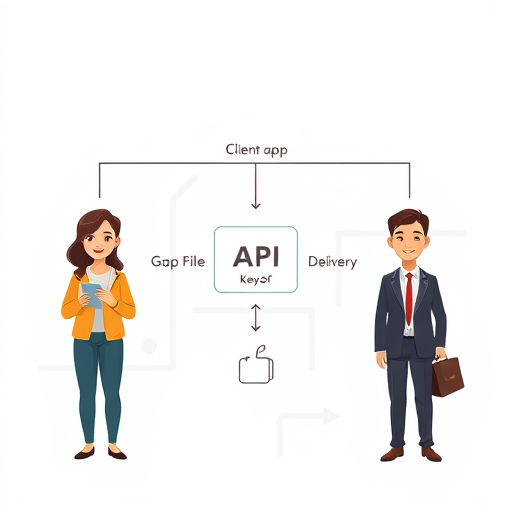 cartoon-style flowchart showing 