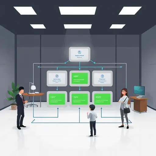 diagram-style illustration of a Mixture-of-Experts transformer architecture, tokens routed to different expert blocks, long context window visualization, dark UI style, green accents, text-free