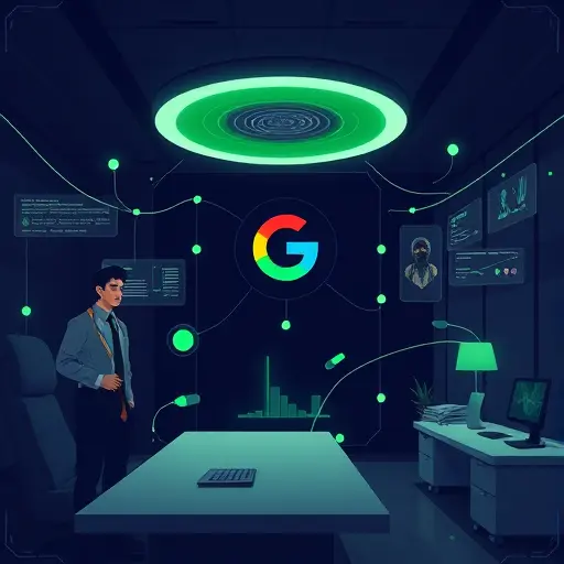 futuristic illustration of Google Gemini Pro 3