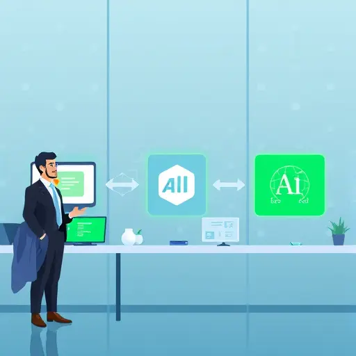 clean workflow illustration: prompt input -> AI generation -> upscaling/