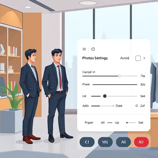 illustrated interface showing high-