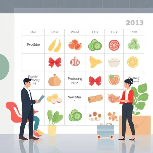abstract illustration of macro nutrients (protein, carbs, fats)
