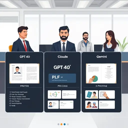 illustrated comparison cards of GPT-4