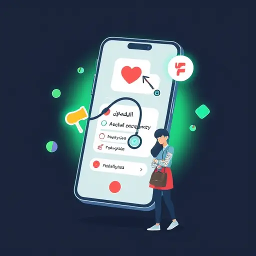 modern illustration of an AI medical Q&